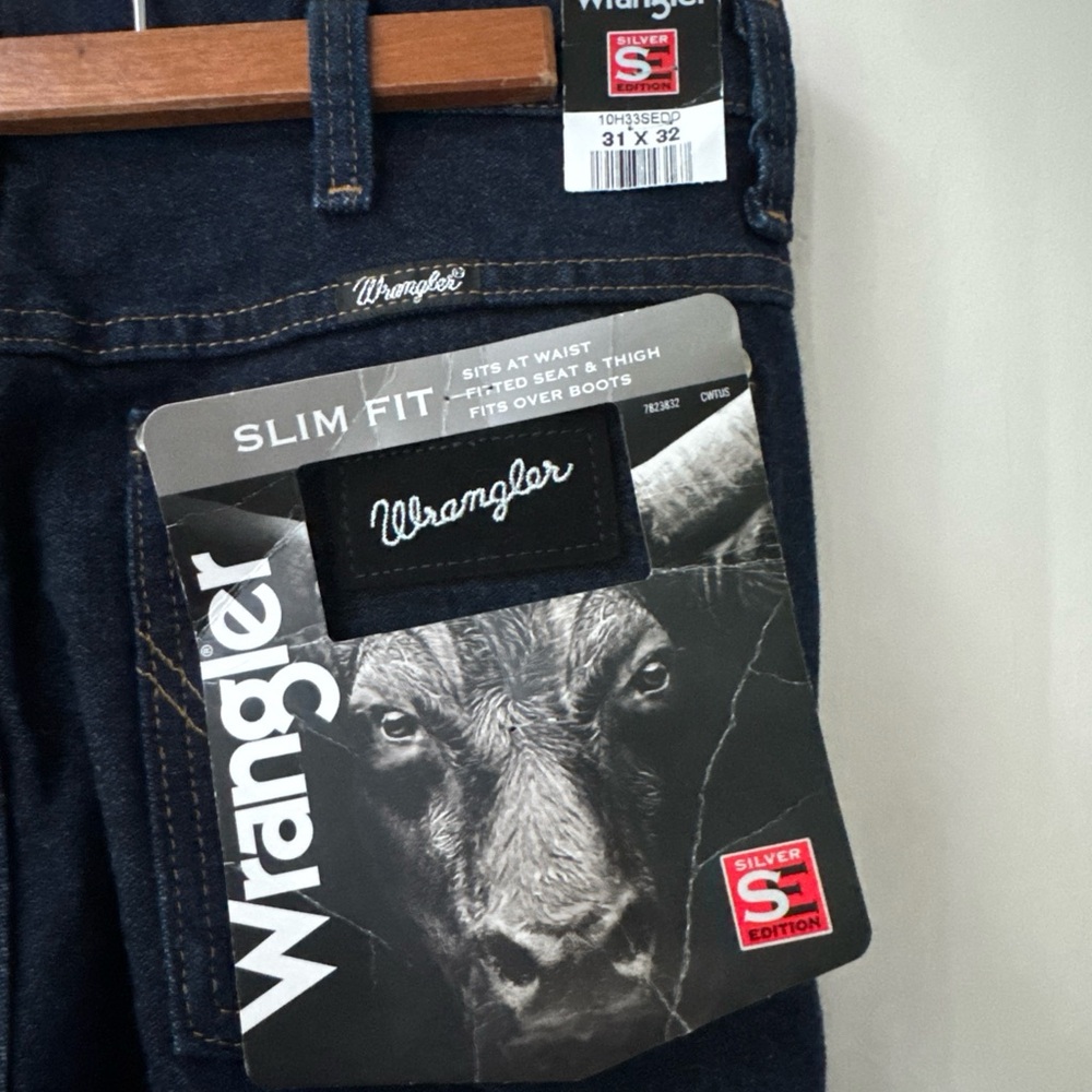 Wrangler Silver Edition Slim fit Men's Dark Blue Straight Jeans